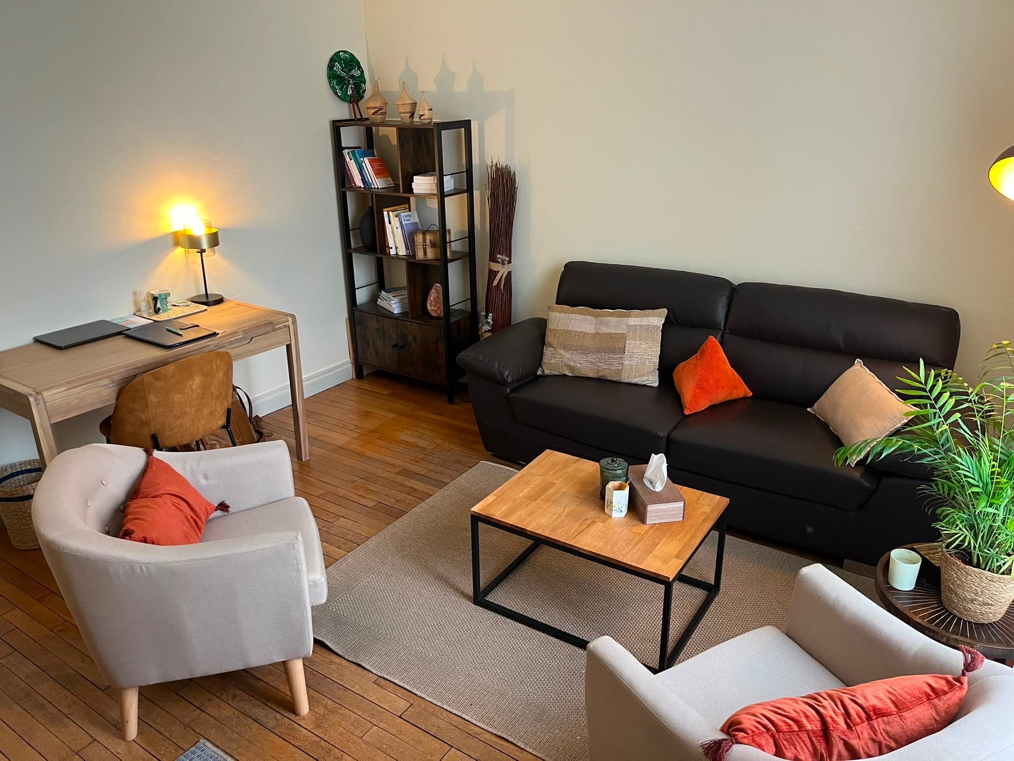 Espace de consultation du cabinet de psychologie à Nancy