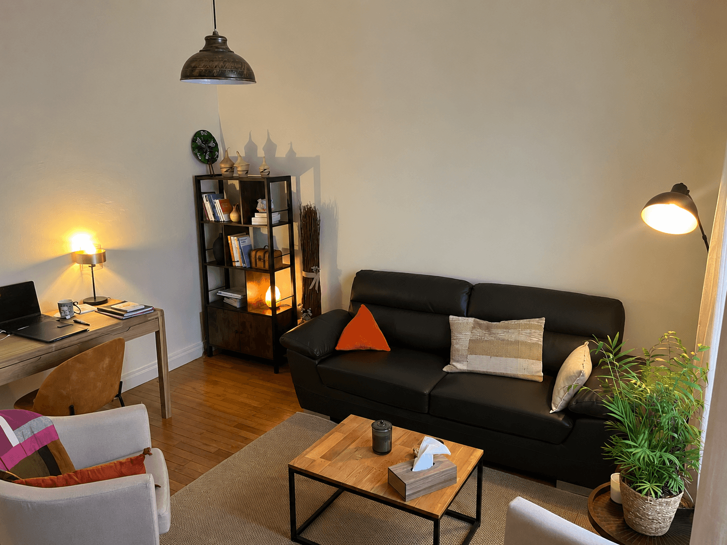 Espace de consultation du cabinet de psychologie à Nancy